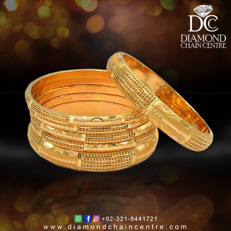 Real Gold Bangles Design