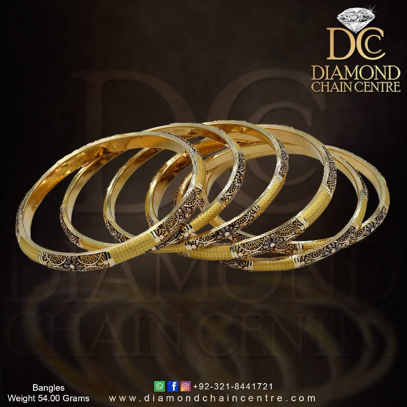 Real Gold Bangles Design