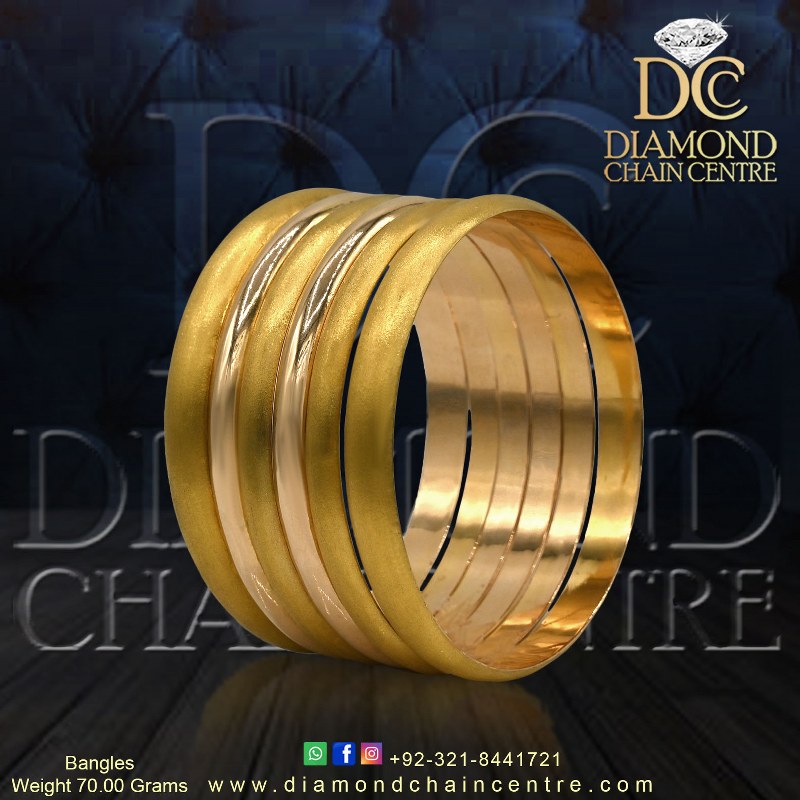 Gold Bangles Design for Ladies