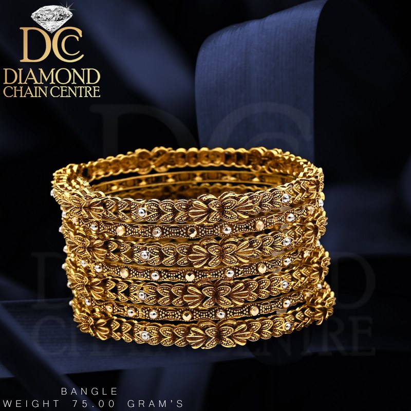 Engagement Gold Bangles Design