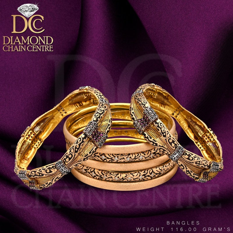 Gold Bangle Bracelets