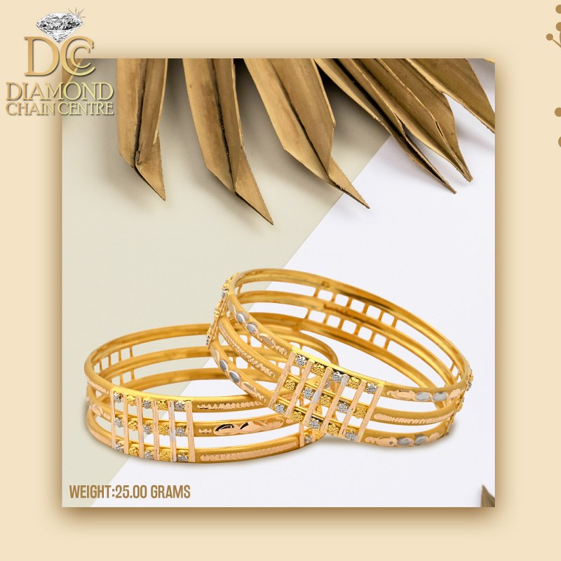 Handcrafted Gold Bangles