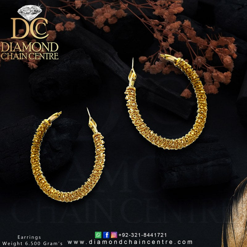 Gold Earring Set Design