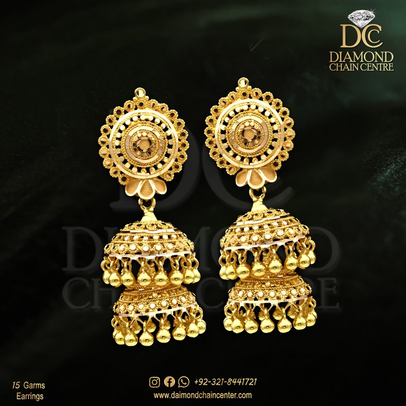 New Indian Gold Earring