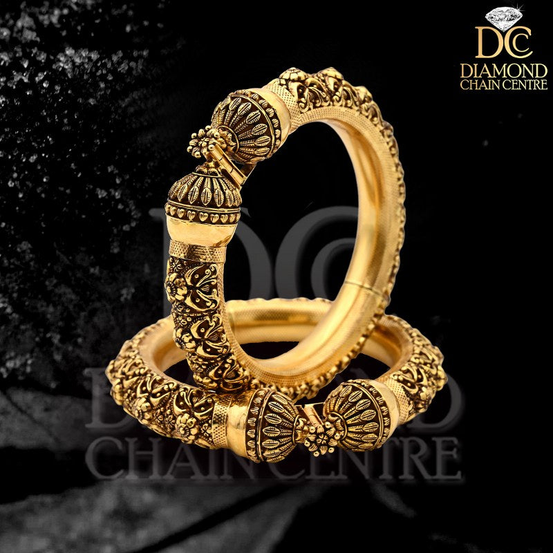 Gold Kara Bangles Design