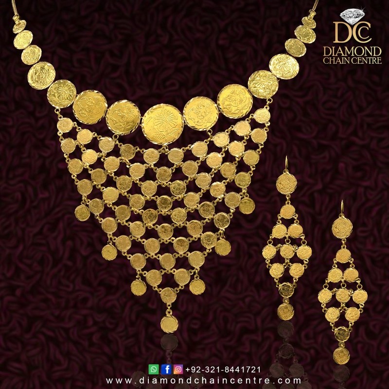 Fancy Gold Necklace Design