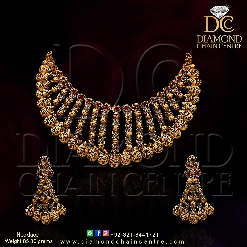 Gold Necklace with Price