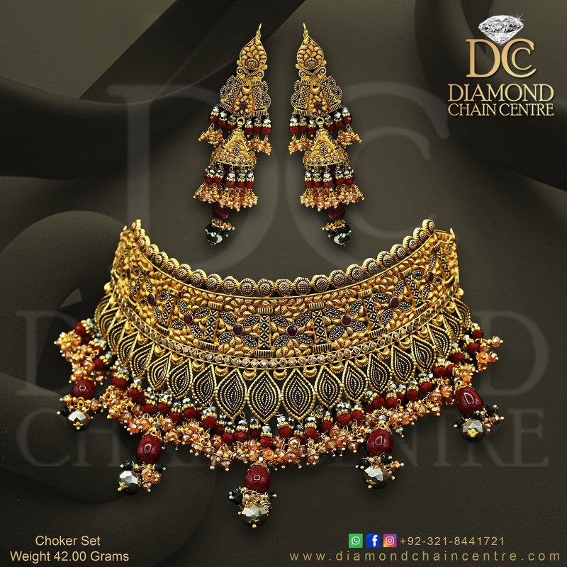 Indian Gold Necklace Design