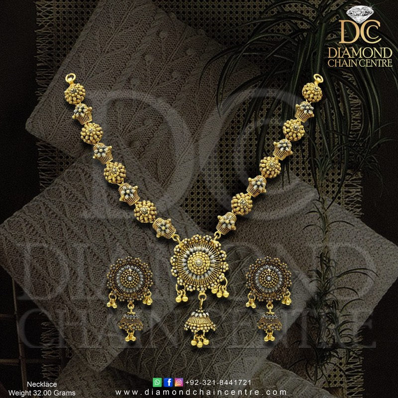 Gold Necklace Jewellers Shop