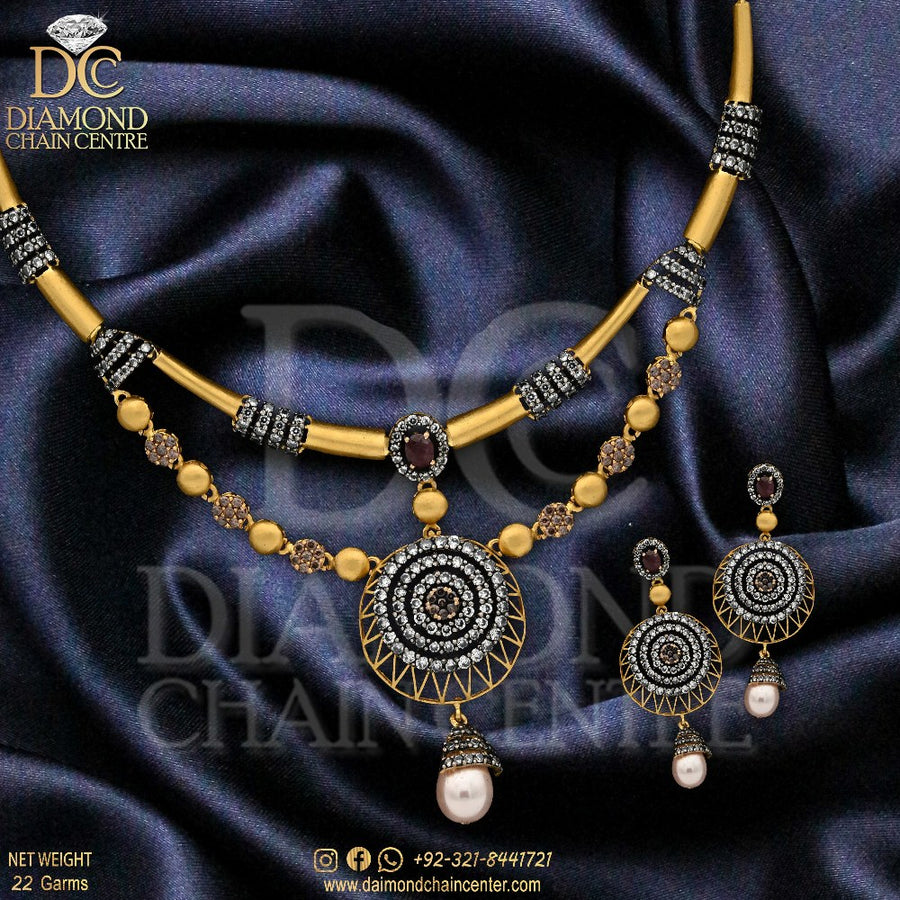 Bridal Gold Necklace Design