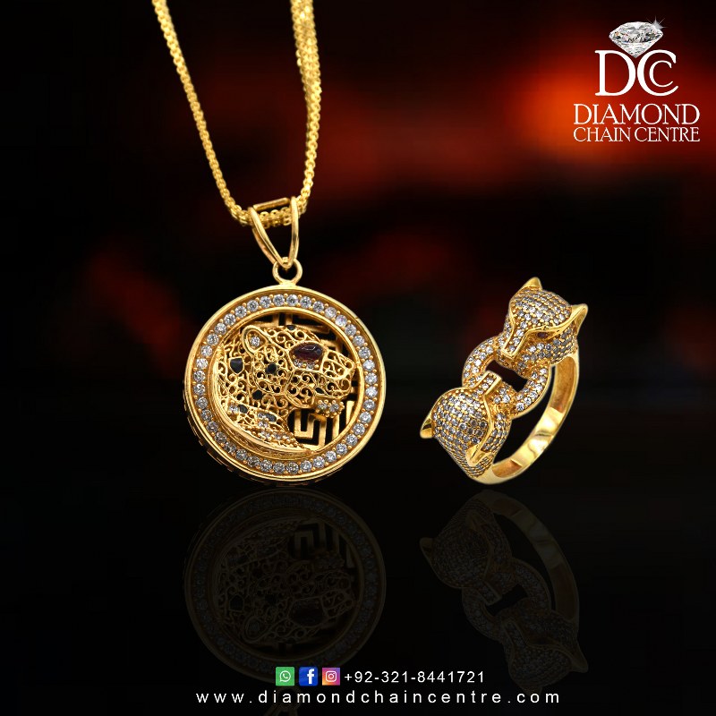 Gold Pendant Design for Girl