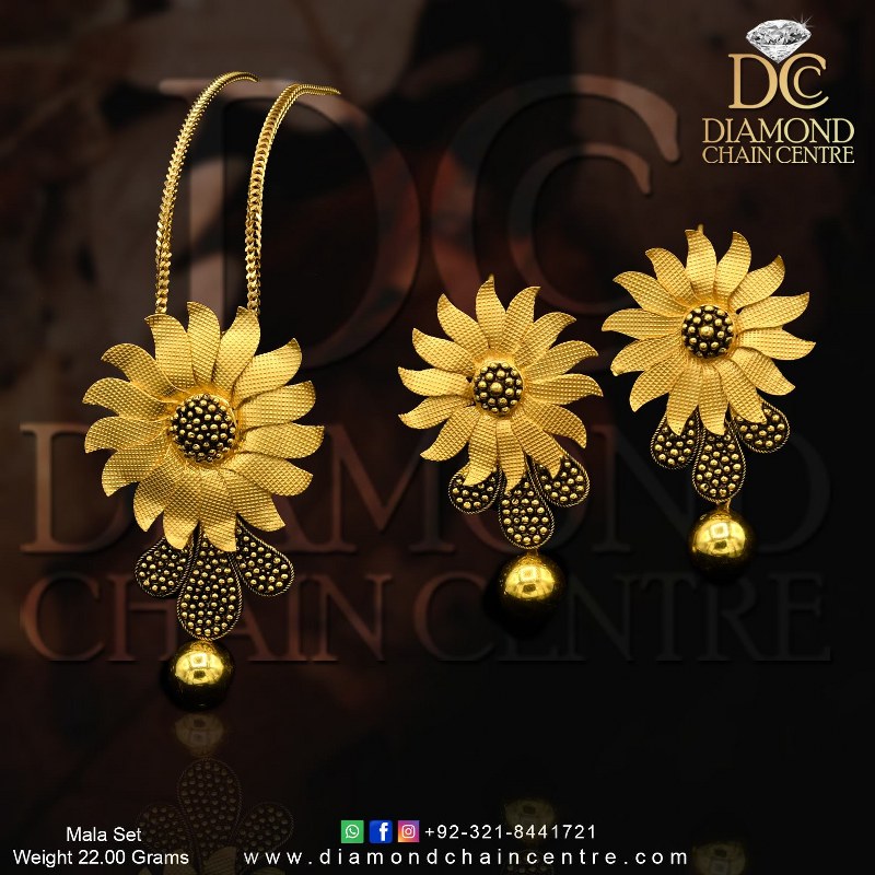 Flower Gold Pendant Design