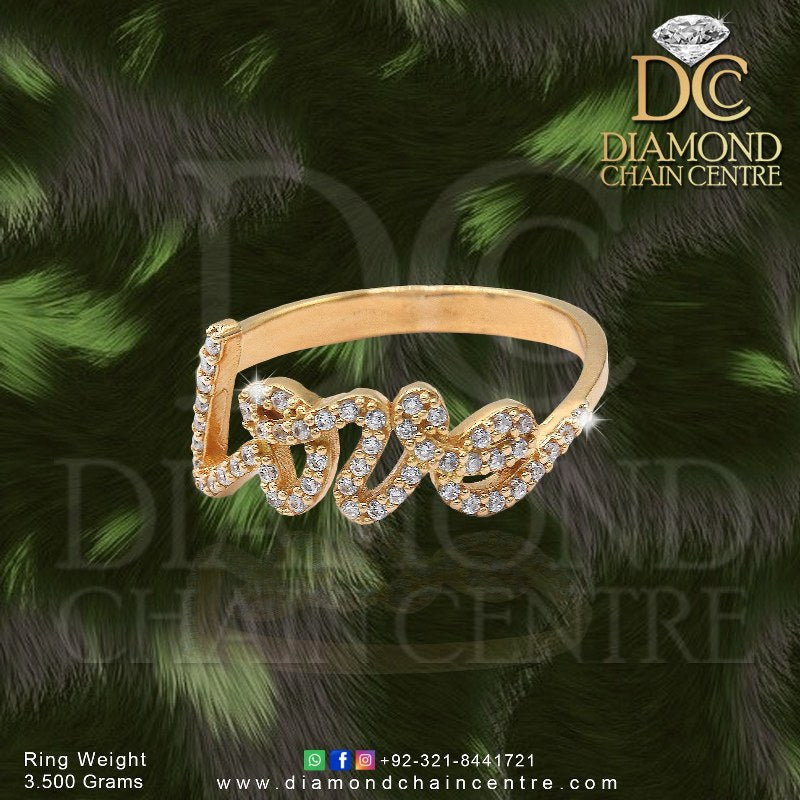 Love Gold Ring Design