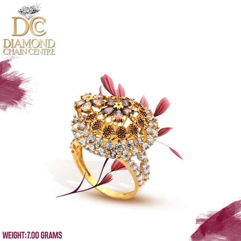 Gold Ring Design for Ladies