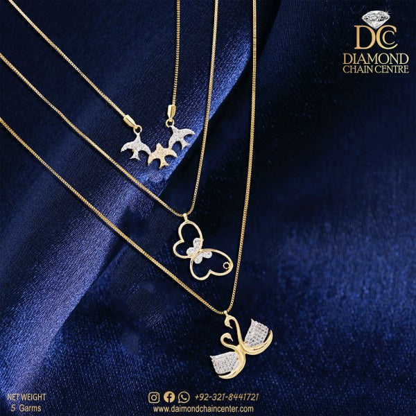 Gold Pendant Set Design