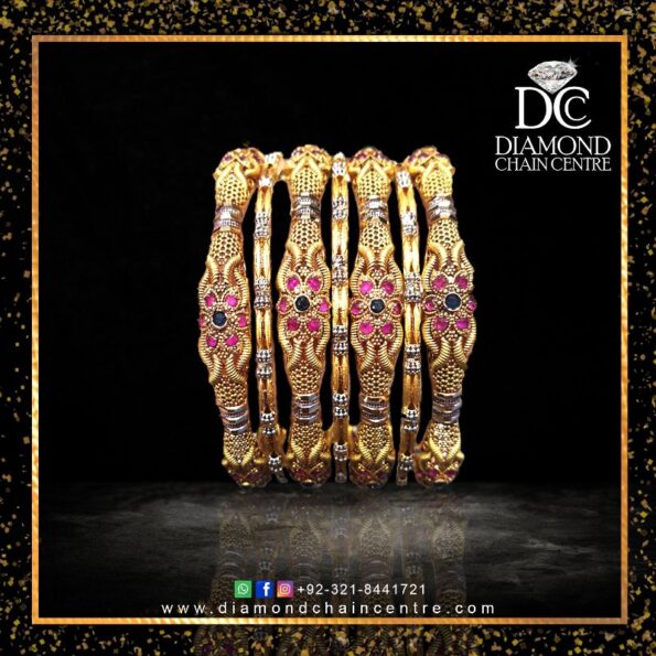 Gold Bangles Design 006