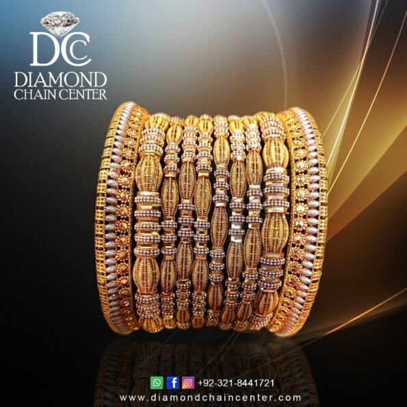 Gold Bangles Design 007