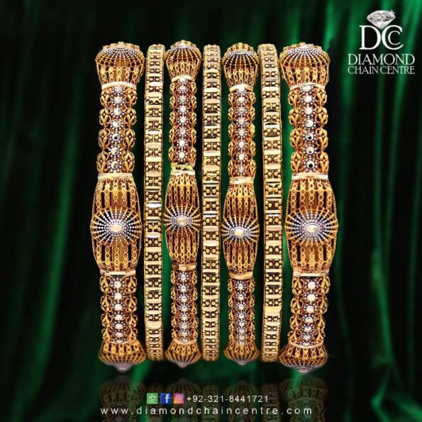 Gold Bangles Design 017