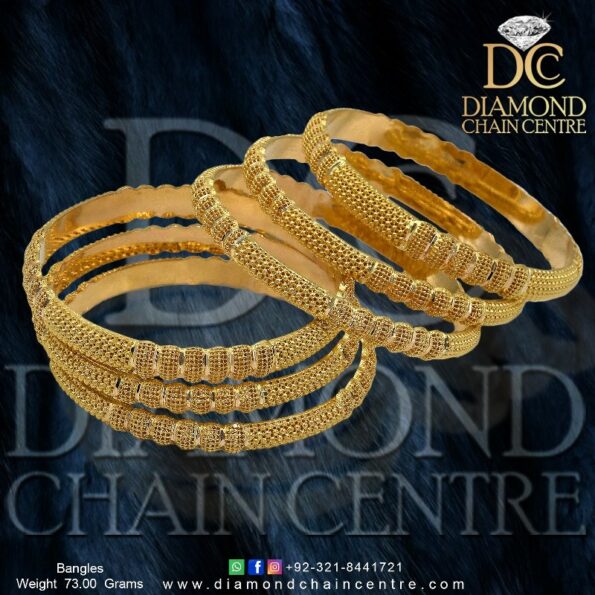 Gold Bangles Design 039