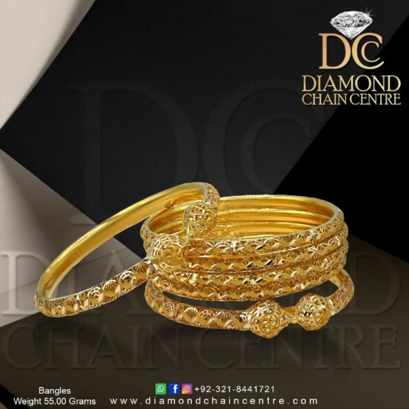 Gold Bangles Design 069