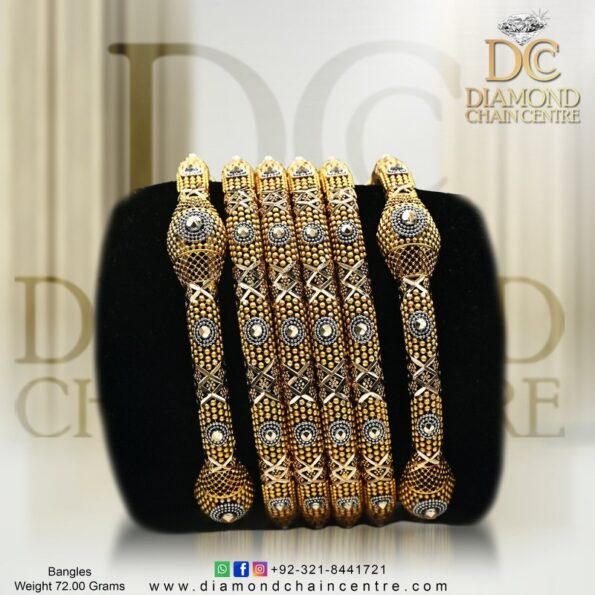 Gold Bangles Design 076