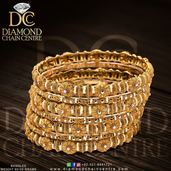 Gold Bangles Design 097