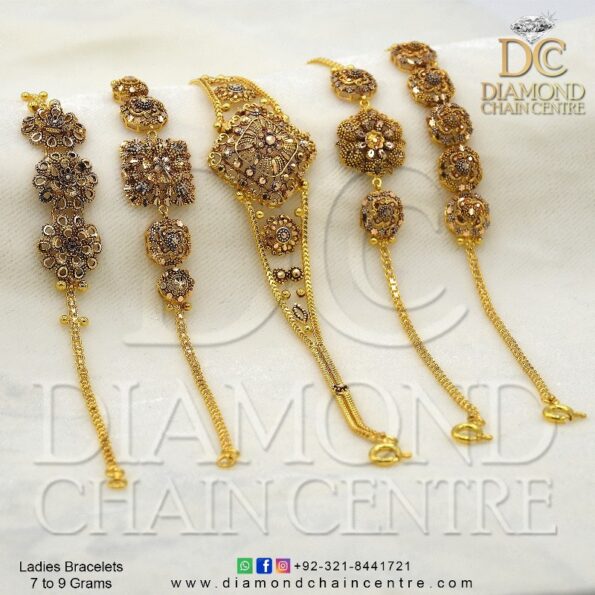 Gold Bracelet Design 009