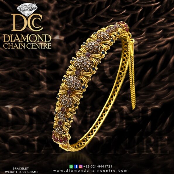 Gold Bracelet Design 021