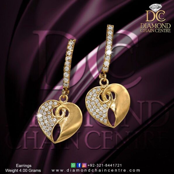 Gold Earring Design 030