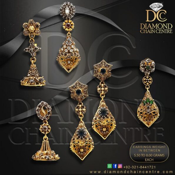 Gold Earring Design 031