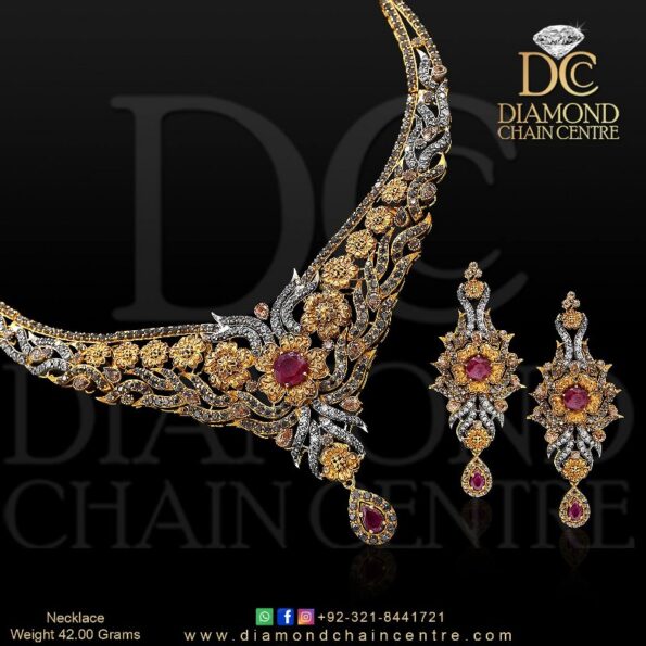 Gold Necklace Design 038