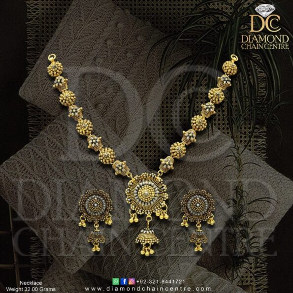 Gold Necklace Design 068