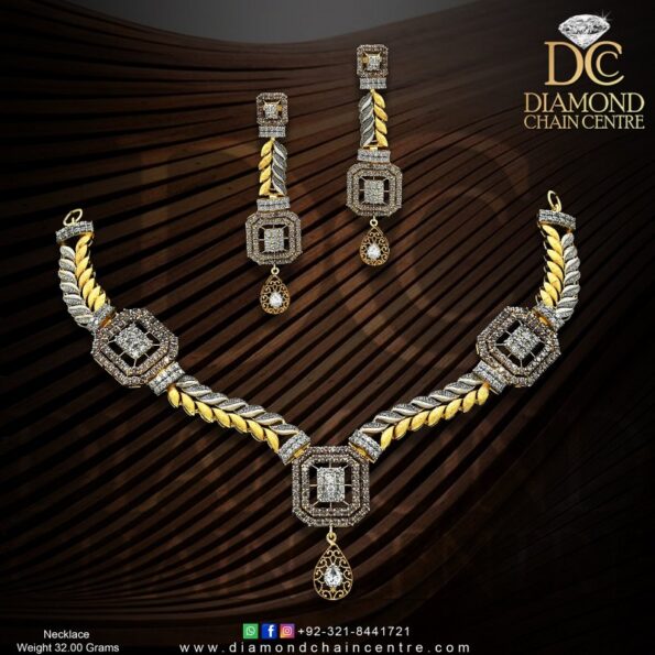 Gold Necklace Design 069