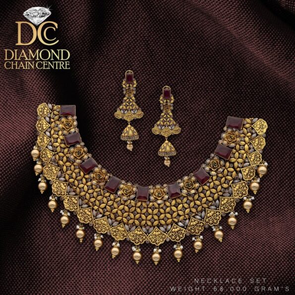 Gold Necklace Design 106