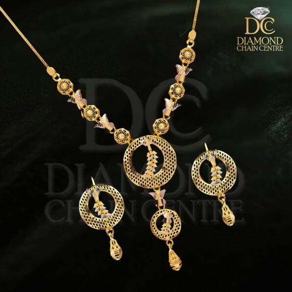 Gold Necklace Design 114