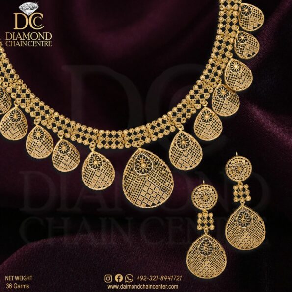 Gold Necklace Design 122