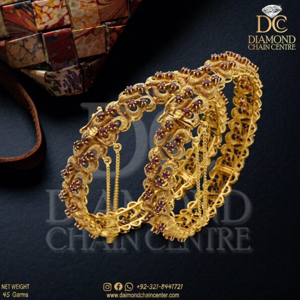 Gold Bracelet Design 028