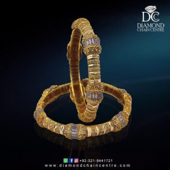 Gold Bangles Design BA 021