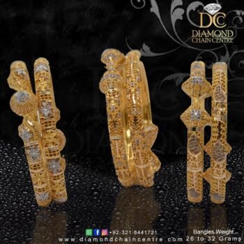 Gold Bangles Design BA 029