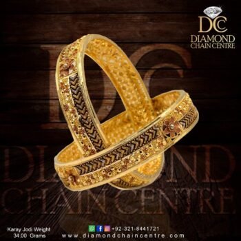 Gold Bangles Design BA 036