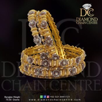 Gold Bangles Design BA 037