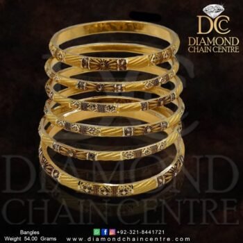 Gold Bangles Design BA 038