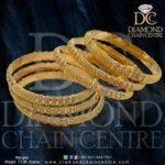 Gold Bangles Design BA 039