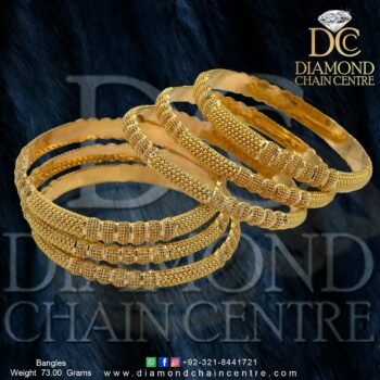 Gold Bangles Design BA 039