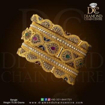 Gold Bangles Design BA 040