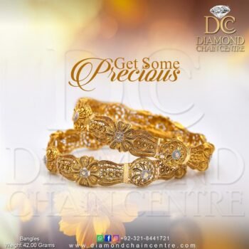 Gold Bangles Design BA 052