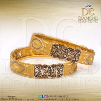 Gold Bangles Design BA 053