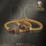 Gold Bangles Design BA 054