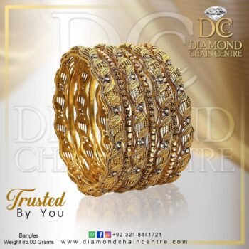 Gold Bangles Design BA 056