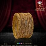Gold Bangles Design BA 060
